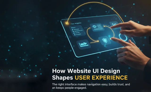 Website UI design shaping user experience through clear navigation, readability, and intuitive interaction | ScreenRoot Blog