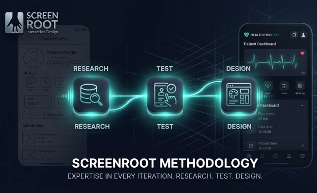 ScreenRoot Research-First Healthcare UI UX Design Methodology and Process | ScreenRoot Blog