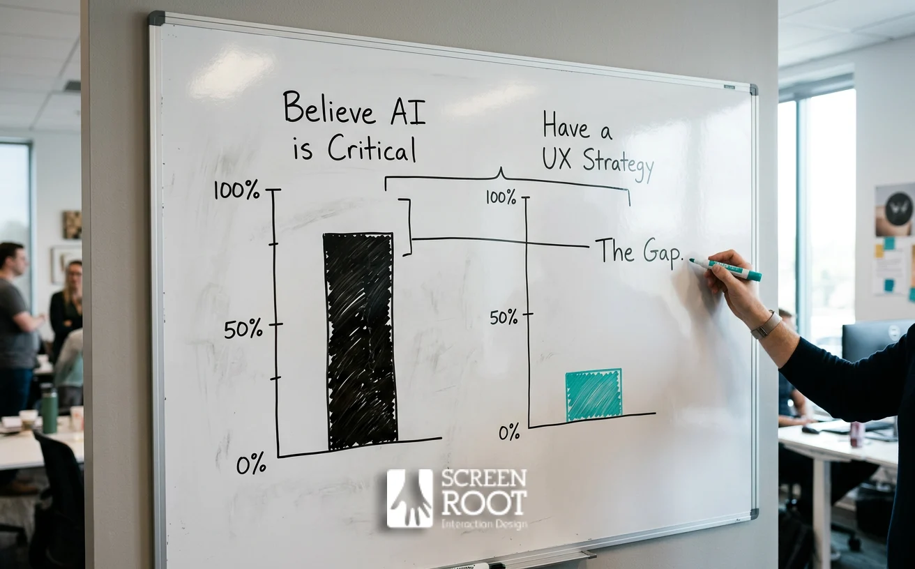 Most business leaders believe AI is critical, but few have a clear UX strategy to make it usable