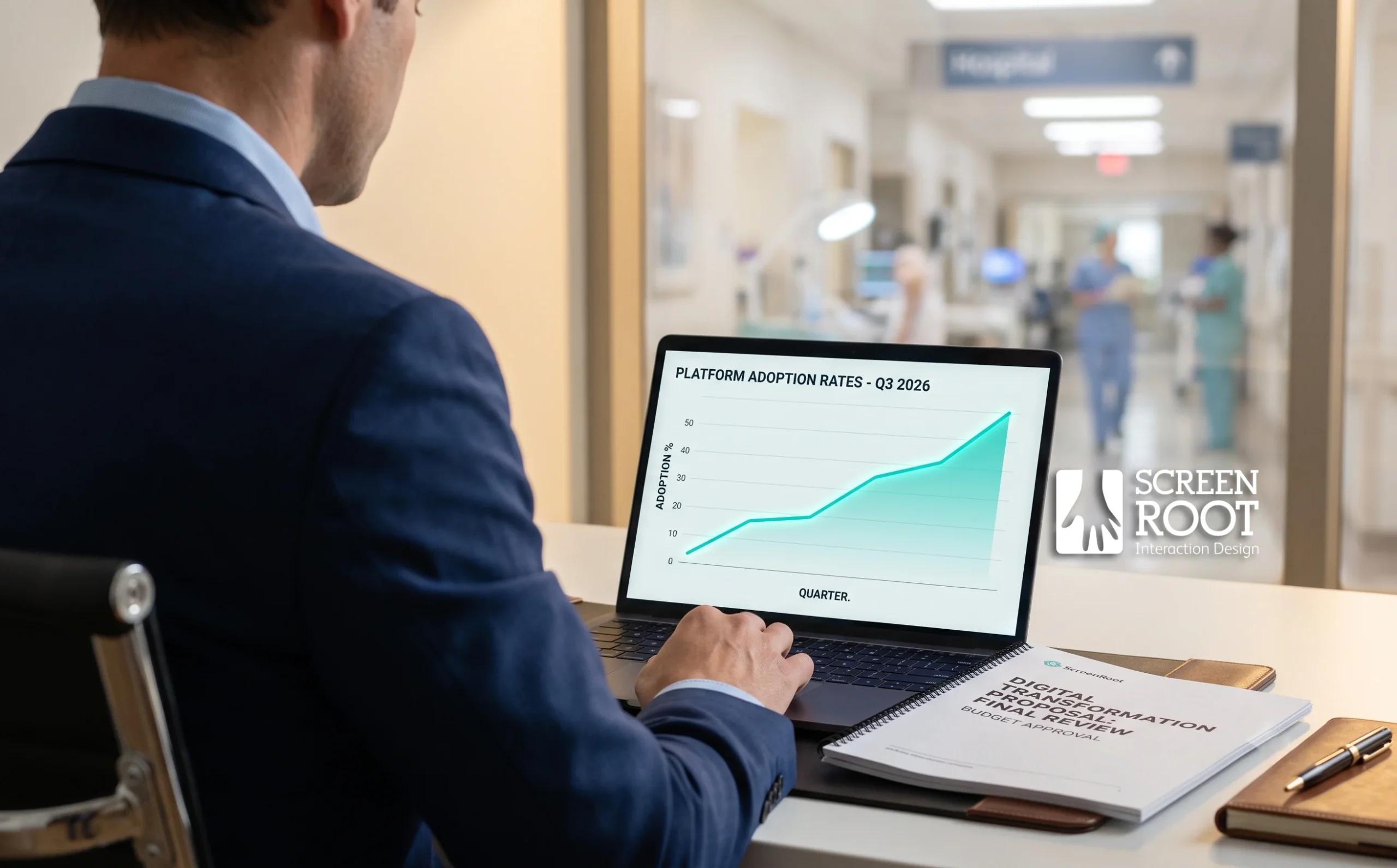 UX quality directly determines whether healthcare digital investments deliver real adoption and ROI