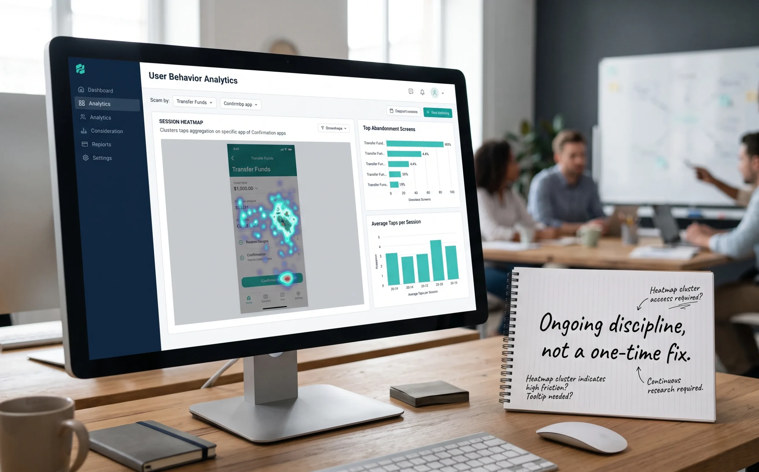 Treating every tap and abandoned session as a data point is what keeps banking UX ahead of evolving expectations