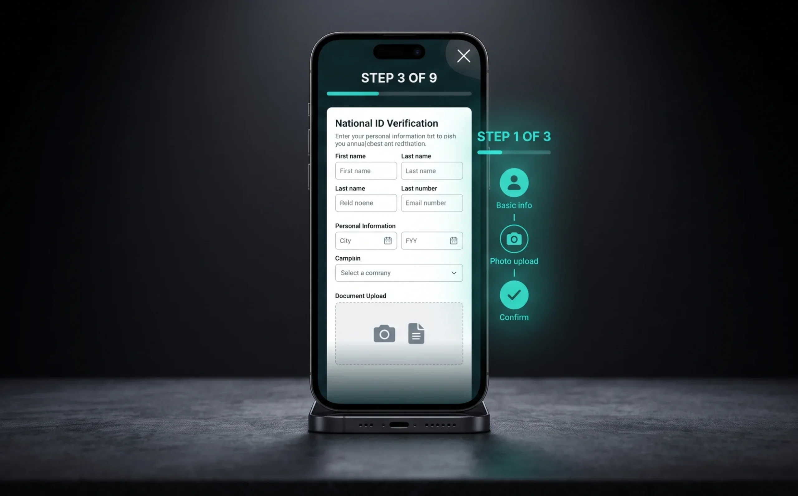 Long, front-loaded KYC forms are the single biggest driver of the roughly 40 percent onboarding churn in mobile banking