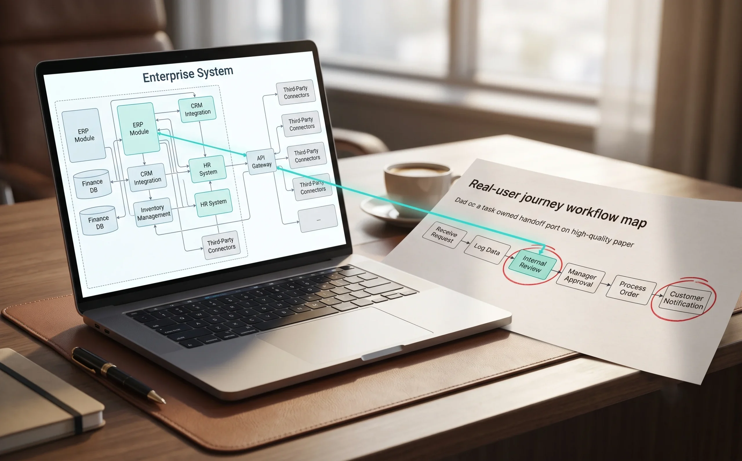 Enterprise transformation creates risk when system architecture does not align with how people actually complete their work