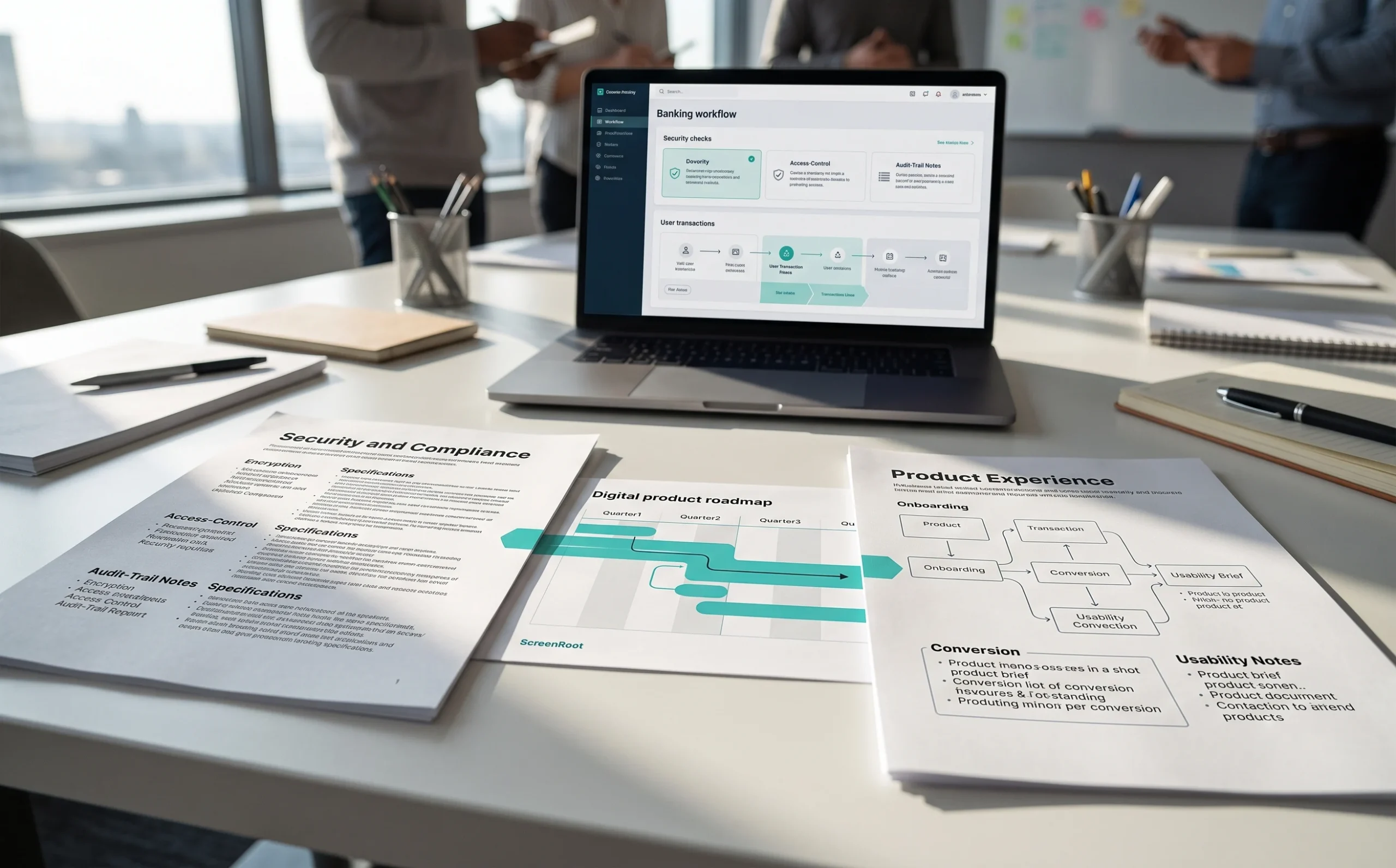 A shared UX strategy aligns security, compliance, onboarding, and product experience across CIO and product leadership teams